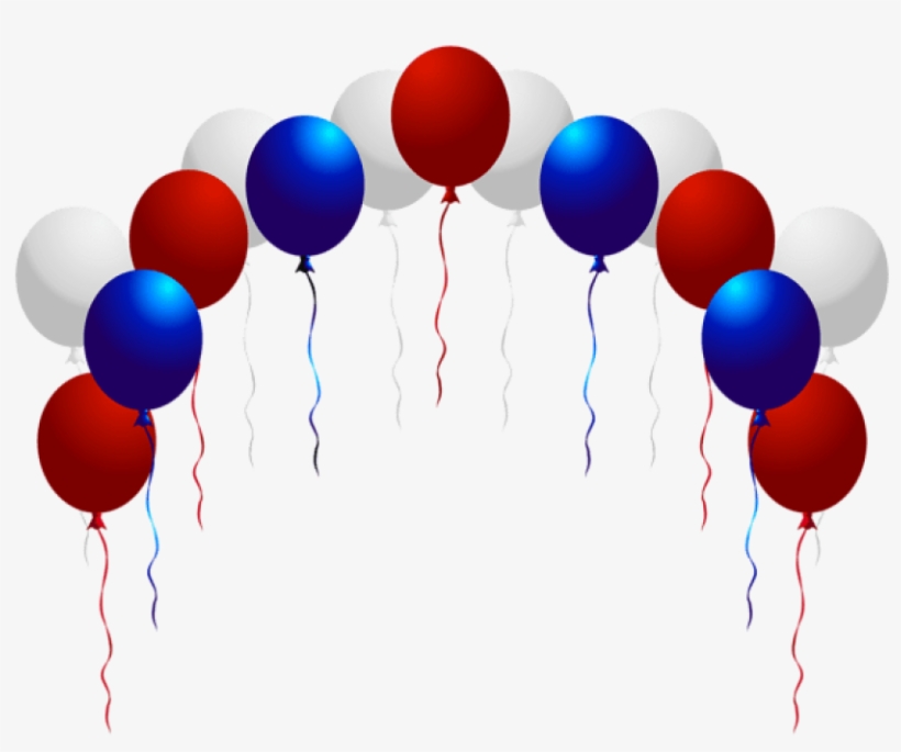Free Png Download Usa Balloons Png Images Background - Red And Blue Balloons Png, transparent png #7658768