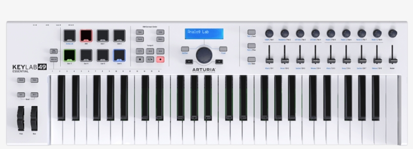 Keylab Essential 49 Universal Midi Controller - Arturia Keylab Essential 61, transparent png #7658979