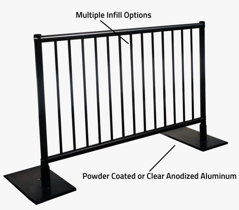 Black Roof Rail - Roof Railing Detail, transparent png #7659095