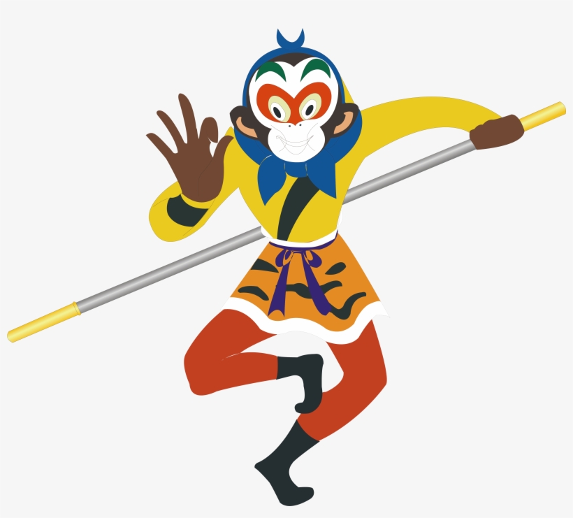 Sun Wukong Clipart - Sun Wukong Cartoon, transparent png #7659208