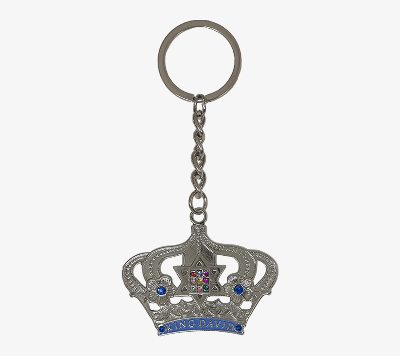 Pewter-colored Keychain In The Shape Of A Crown - Keychain, transparent png #7659548