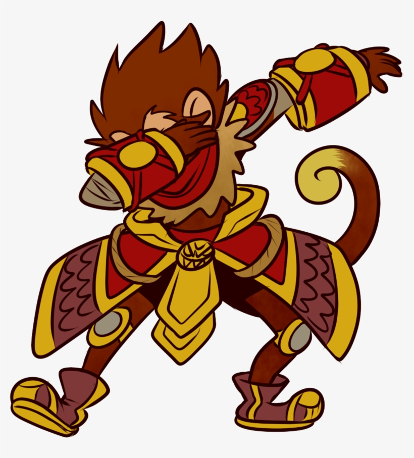 //commish For @wujumonkey On Twitter - Wukong Chibi Png, transparent png #7659550