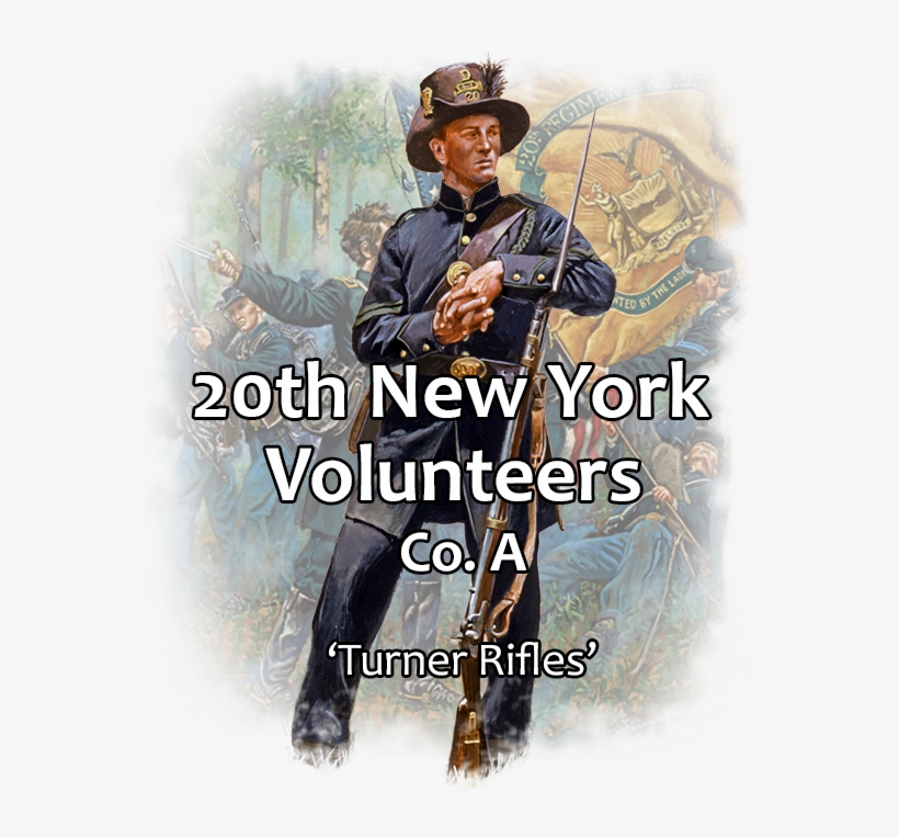 20th New York Infantry "turner Rifles" Company A - 9th New York Volunteer Infantry Regiment, transparent png #7659832