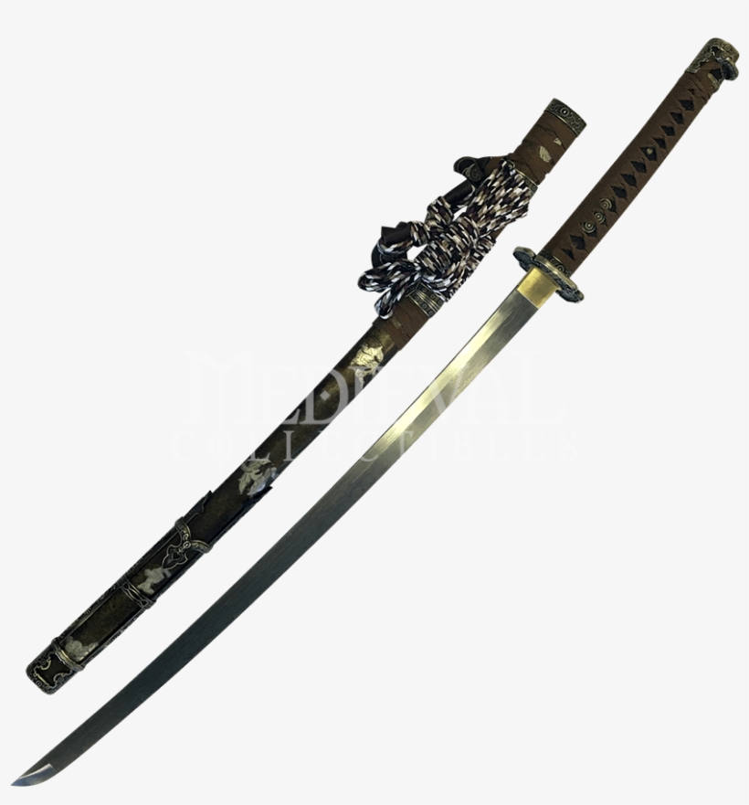 Copper Flower Damascus Katana - Katana Thunder, transparent png #7659930