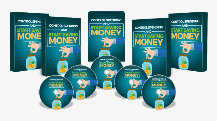 Control Spending And Start Saving Money - Graphic Design, transparent png #7659939