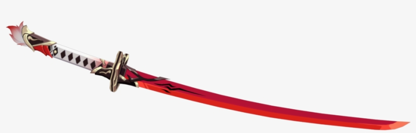 Deep Crimson Sakura - Sword, transparent png #7660040