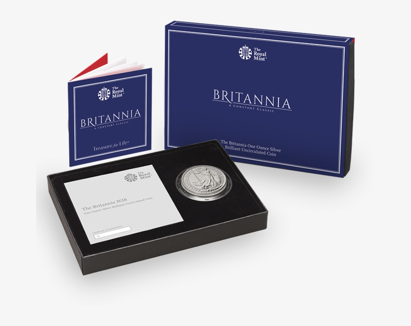 Britannia 2018 Uk One-ounce Silver Brilliant Uncirculated - Silver, transparent png #7660197