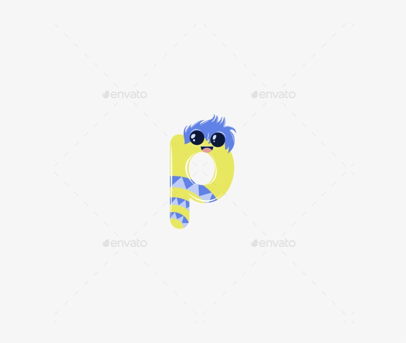 Images/p - P Small Letter Cartoon, transparent png #7660429
