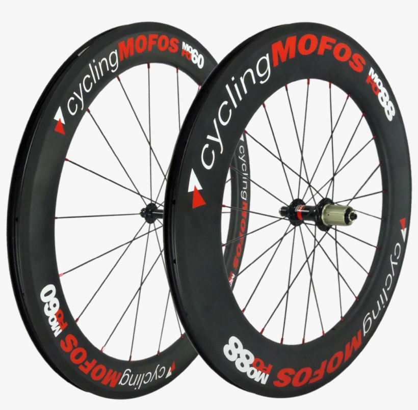 Mofo 60-88mm Carbon Clincher - Roti Bicicleta, transparent png #7660431