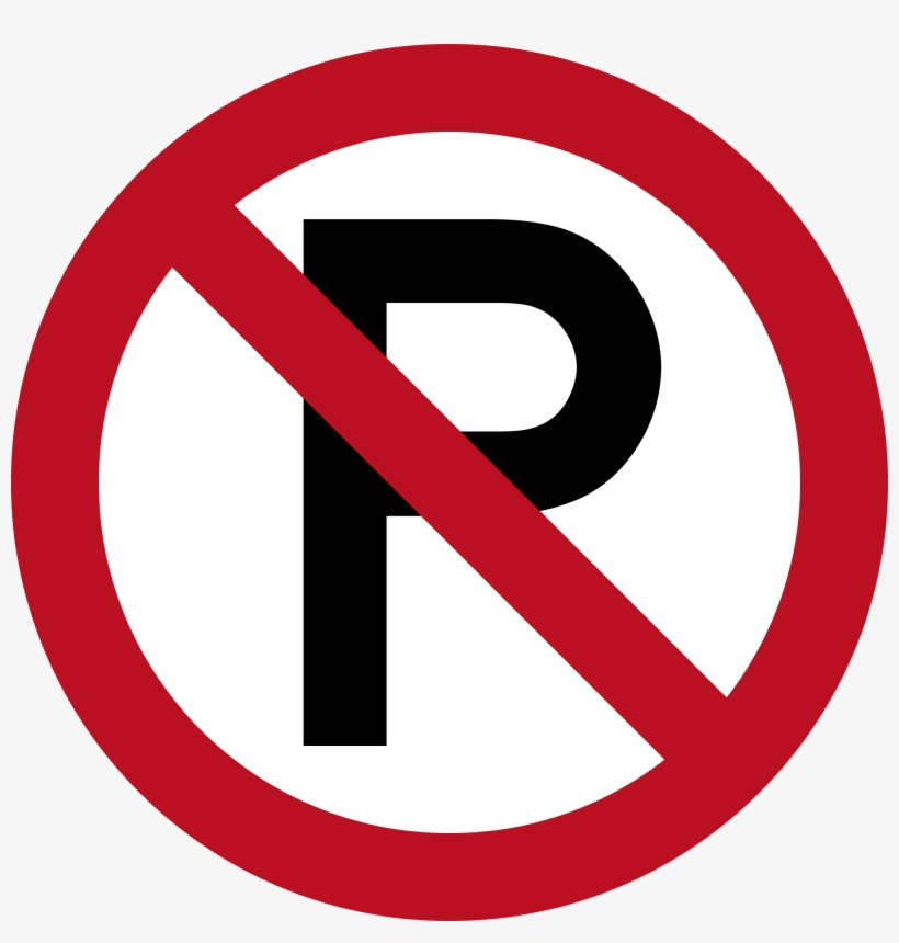 Dilarang Parkir Png - Prohibition Signs No Drinking Water, transparent png #7660609