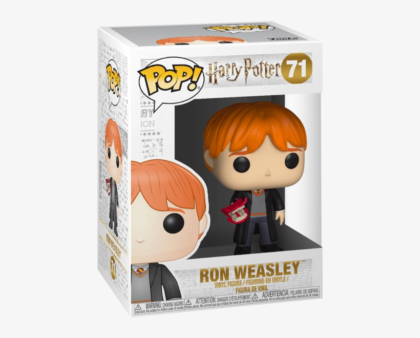 Ron Weasley Pop Vinyl Figure - Funko Pop Harry Potter Ron Weasley, transparent png #7660630