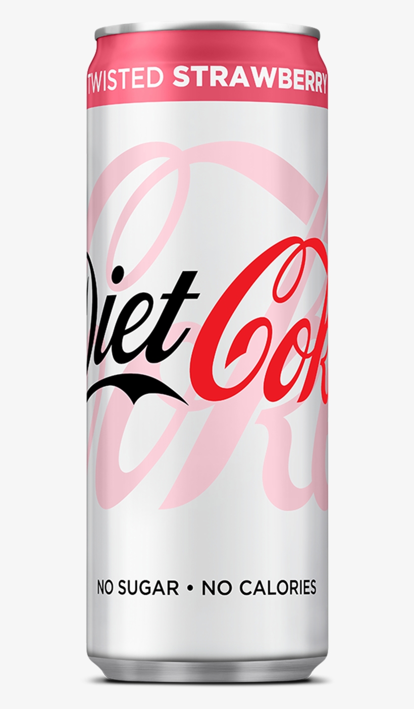 Diet Coke Twisted Strawberry - Coca Cola, transparent png #7661016