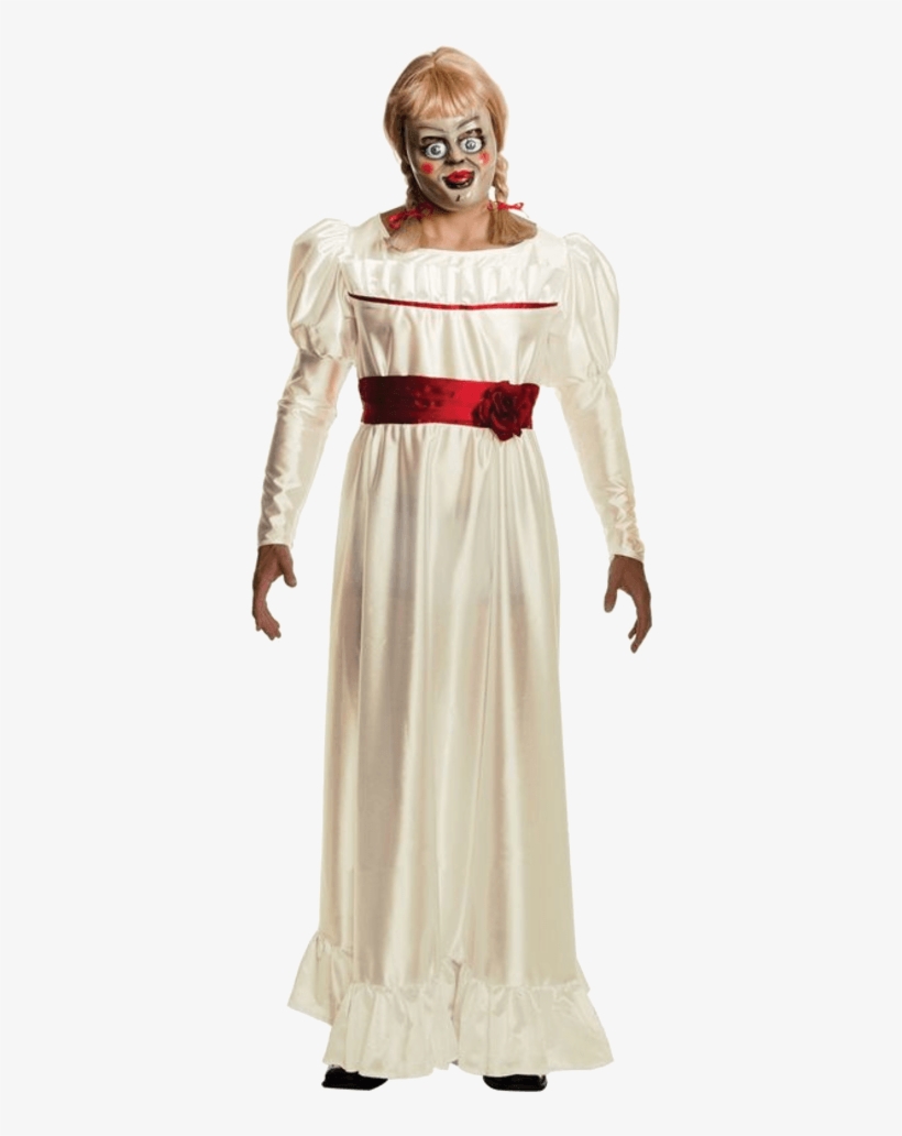 Adult Halloween Annabelle Costume Sc 1 St Jokers Masquerade - Annabelle Costume, transparent png #7661403