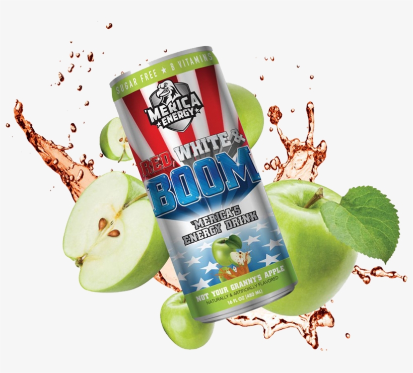 'merica Energy Red White & Boom Drink - Drink, transparent png #7661473