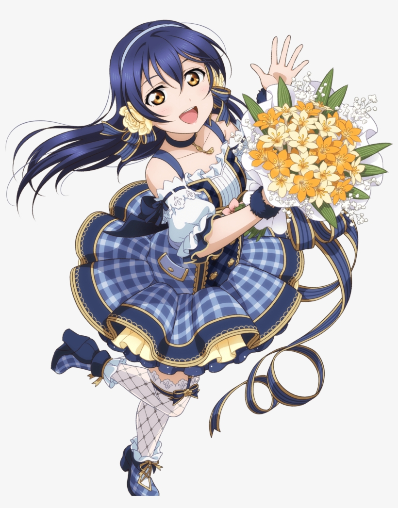 Download Png - Love Live Flower Bouquet Umi, transparent png #7661546