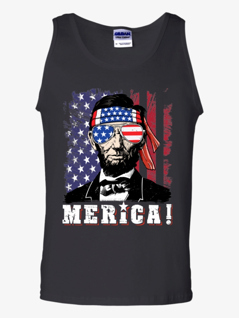 4th Of July Shirts For Men Merica Abe Lincoln Boys - Vegeta Playera, transparent png #7661829