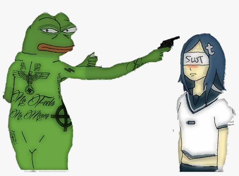 Pepe Sticker - Pepe The Frog Meme Nazi, transparent png #7661830