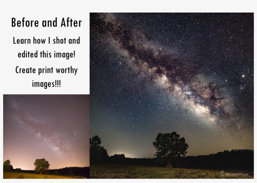 Learn To Shoot The Night Sky And Milky Way Photography, transparent png #7661873