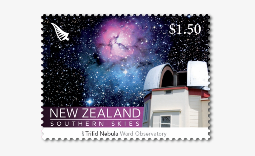 Single Stamp - Trifid Nebula, transparent png #7661912