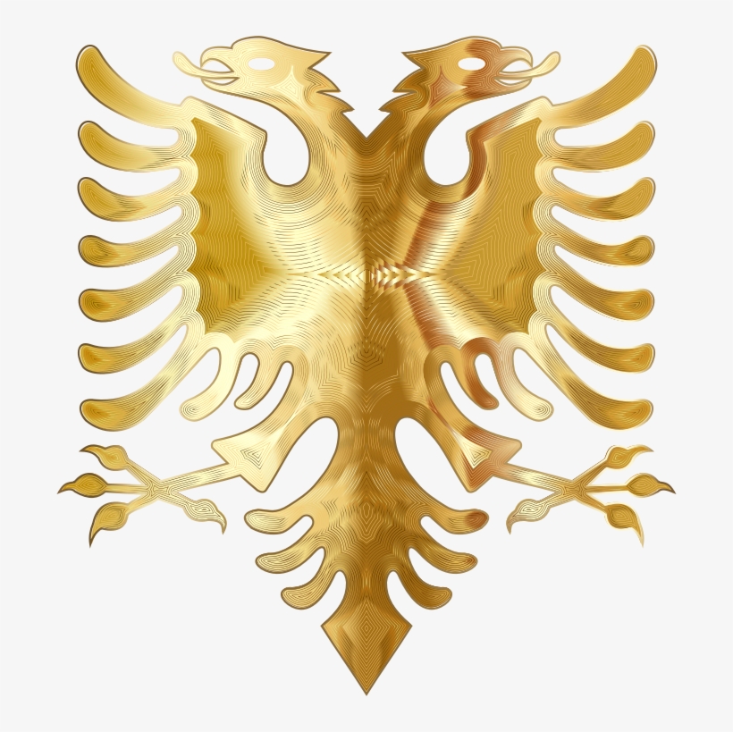 Double Headed Eagle Gold, transparent png #7662375