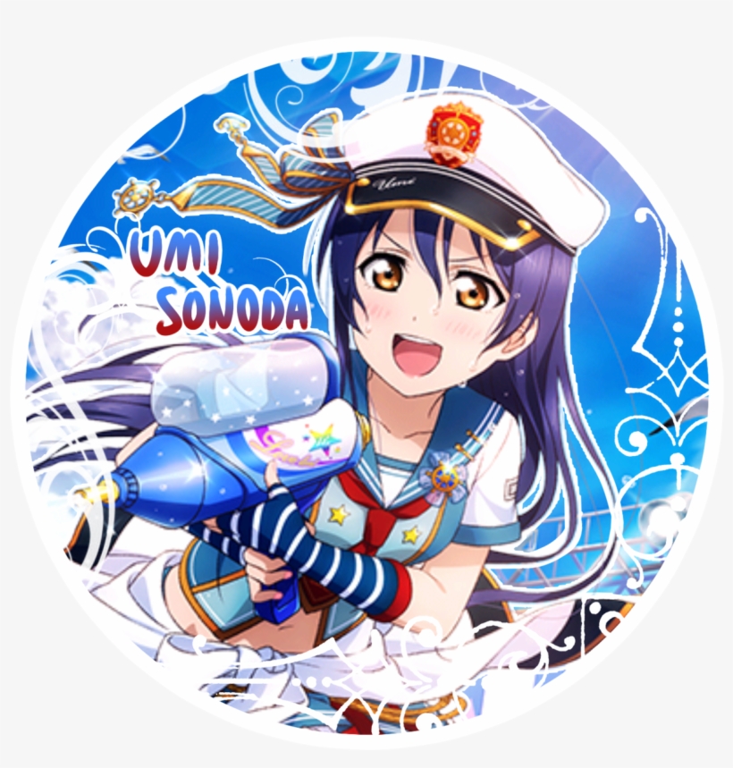 [ur] Marine Umi Icon [idolised] - Love Live Sailor Cosplay, transparent png #7662498