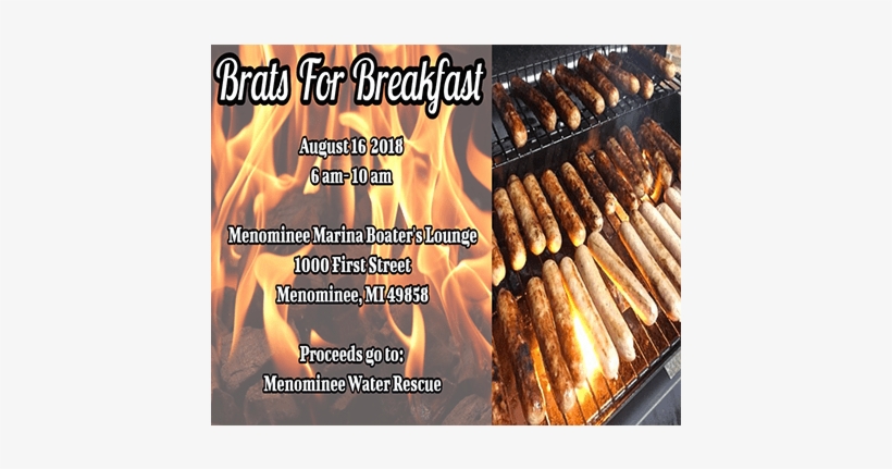 Menominee Water Rescue Brats - Bratwurst, transparent png #7662715