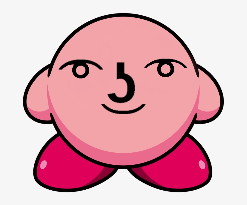 Cursed Image - Nintendo Kirby, transparent png. 