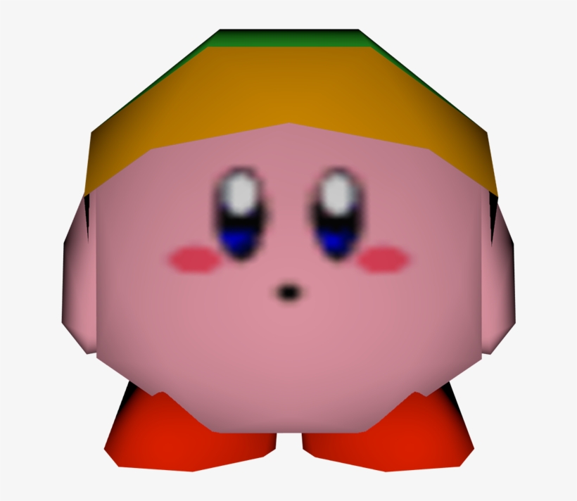 Download Zip Archive - Smash Bros 64 Kirby Face, transparent png #7663123