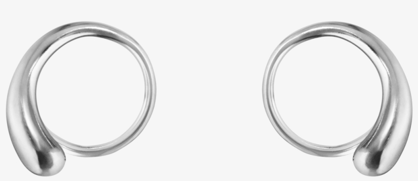 Mercy, Swirl Earring, Sterling Silver - Earring, transparent png #7663507