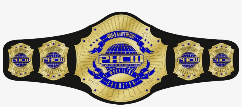 World Heavyweight Championship Belt Concept - Phcw Wrestling Titles, transparent png #7663771