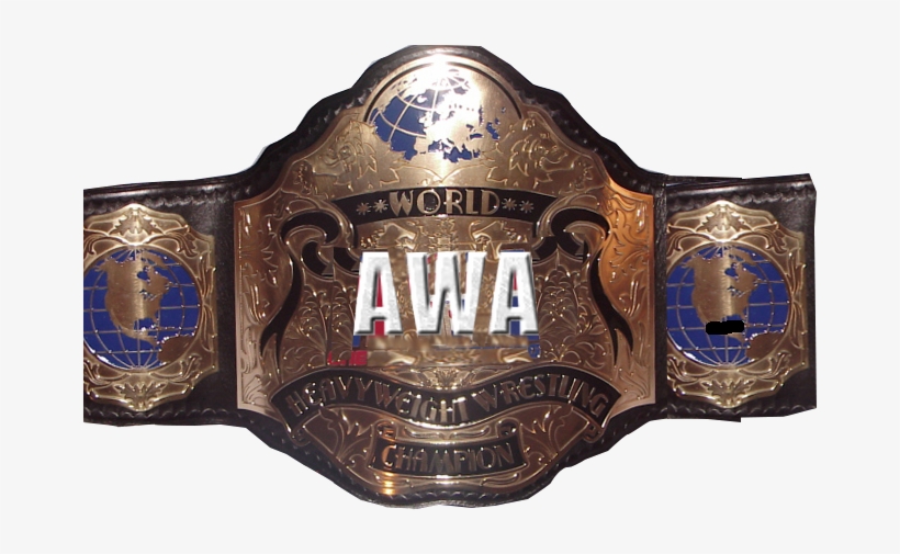 Awa World Heavyweight Championship Wrestling Titles Free Transparent Png Download Pngkey
