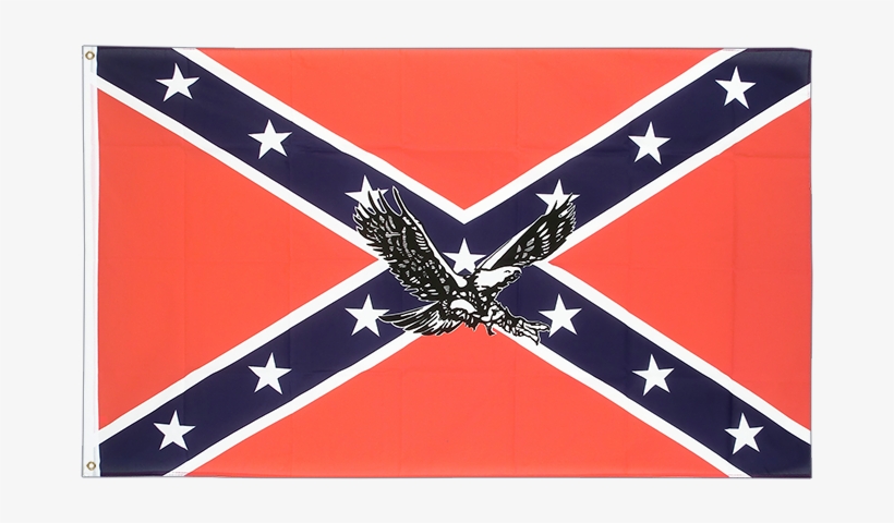 Usa Southern United States With Eagle - Confederate Flag Icon, transparent png #7665014