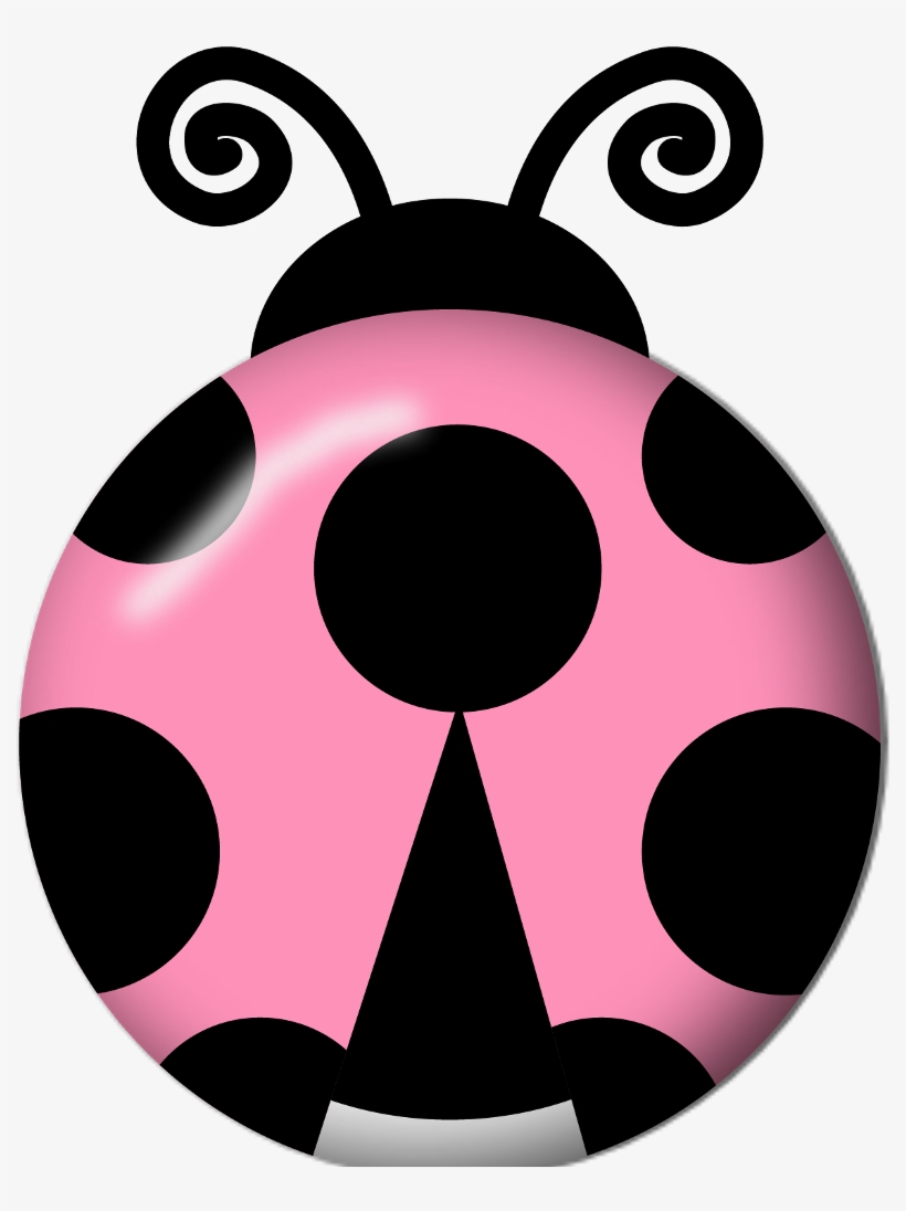 Ladybug Pink Bug Insect Cute Scrapbooking Icon Circle - Infantil Vaquita De San Antonio Png, transparent png #7665432