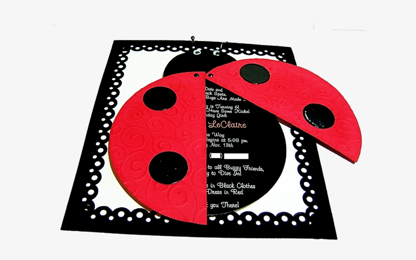 I Wanted The Invitation To Be Square, Not Ladybug Shaped, - Ladybug, transparent png #7665486