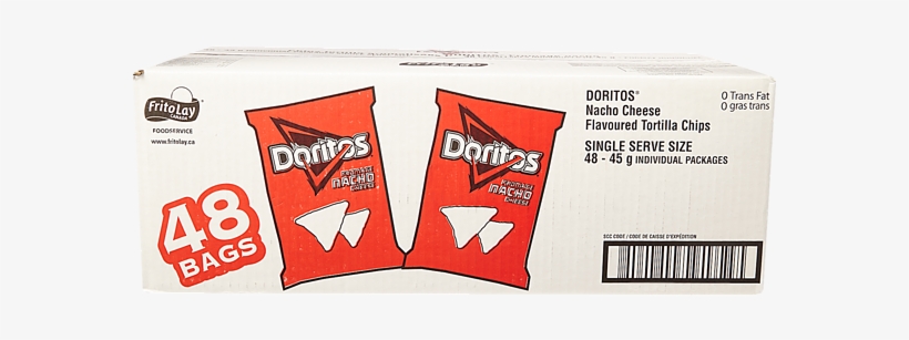 Fritos® Doritos® Nacho Cheese Tortilla Chips, Vending - Paper, transparent png #7665528
