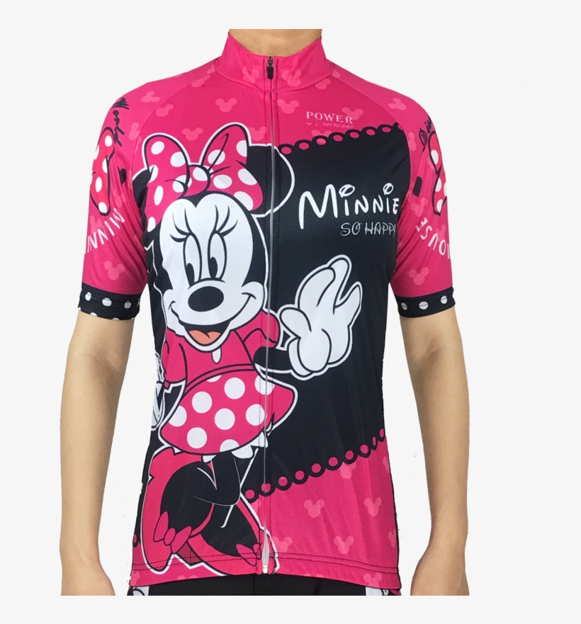 Minnie Mouse Women's Cycling Jerseys - Uniformes Deportivos De Minnie Mouse, transparent png #7665957