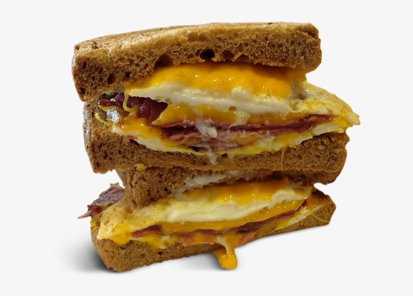 Breakfast Sandwiches - Ham And Cheese Sandwich, transparent png #7666143