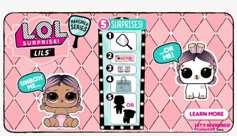 L - O - L - Surprise Makeover Series Lils Promo Image - Cartoon, transparent png #7666451