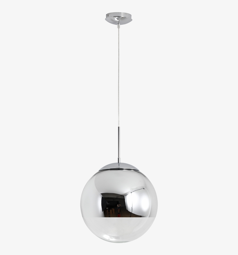 Mirror Ball Pendant Lamp - Sphere, transparent png #7666710