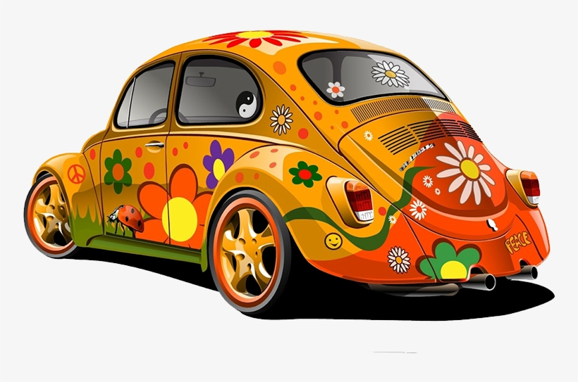 Vocho Hippie, transparent png #7667592