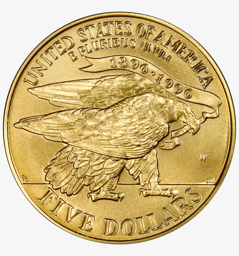 1995-w Olympic Torch Runner $5 Commemorative Gold ~ - 100 Fraka Gold Albania, transparent png #7667598