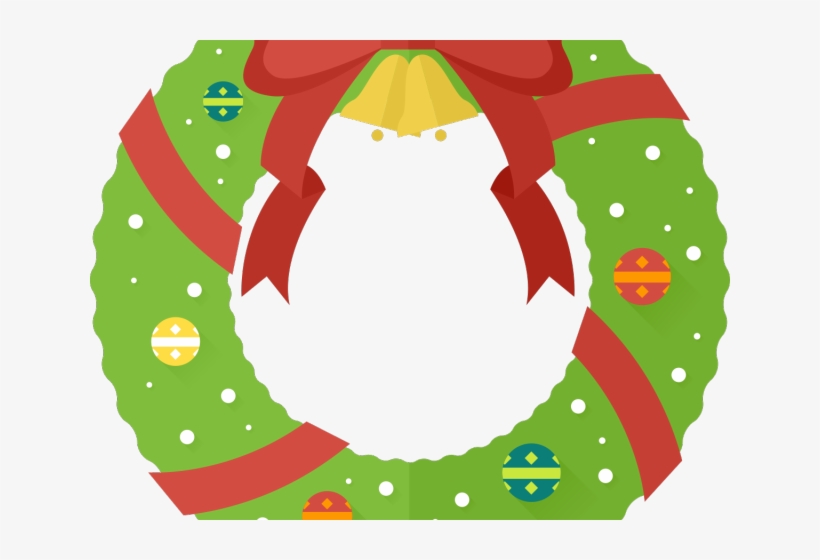 Cute Wreath Cliparts - Christmas Reef Clipart Png, transparent png #7667711