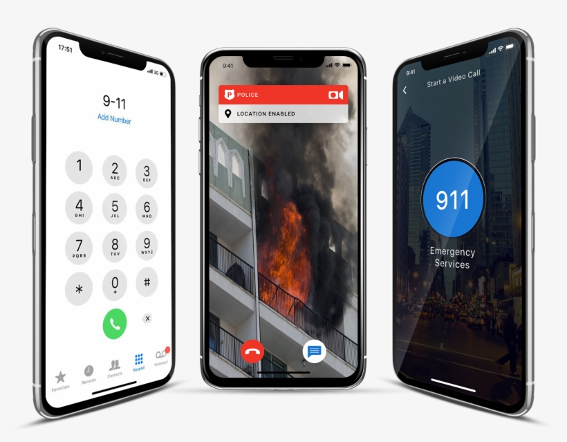 911 And App 1 - Iphone, transparent png #7667901