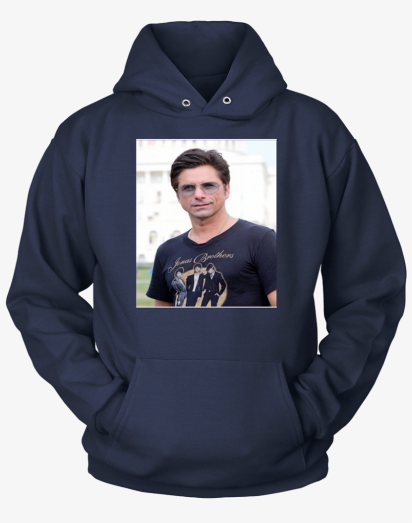 Nick Jonas Wearing A Shirt Of John Stamos Wearing A - Shirt, transparent png #7668316