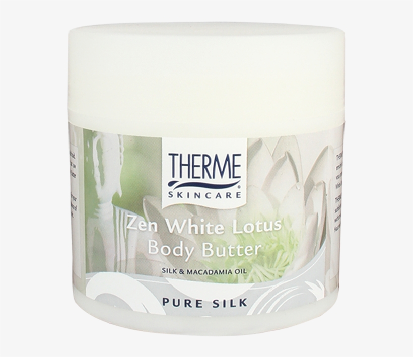 Therme Zen White Lotus Body Butter - Cosmetics, transparent png #7668506