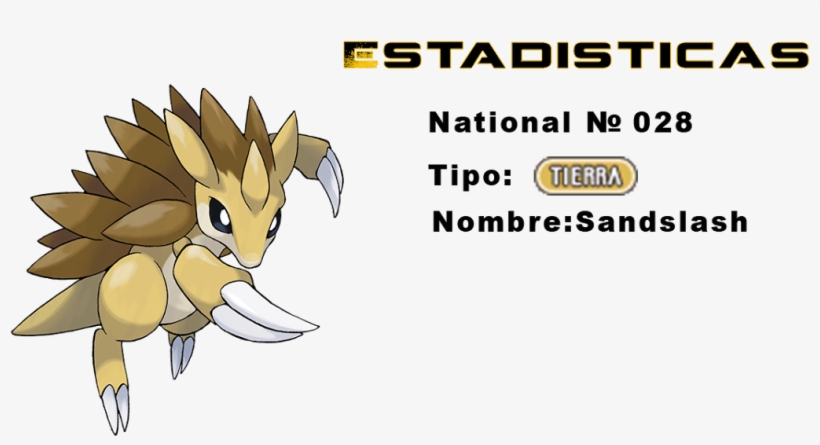 Sandslash Pokemon Let's Go, transparent png #7668695