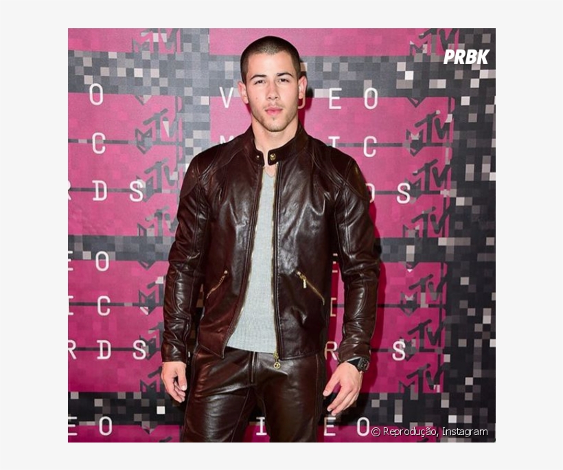 Nick Jonas E Tove Lo Irão Apresentar O Single &quot - Nick Jonas In Leather, transparent png #7668825