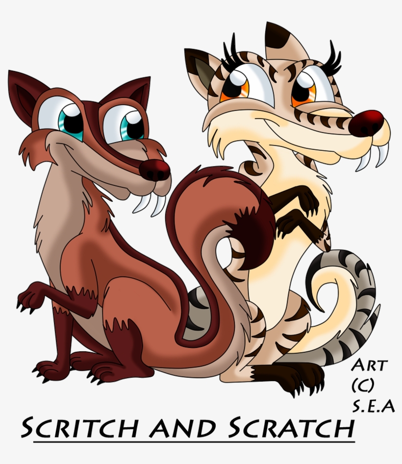 800 X 894 2 Scrat X Scratte Cartoon Free Transparent PNG Download