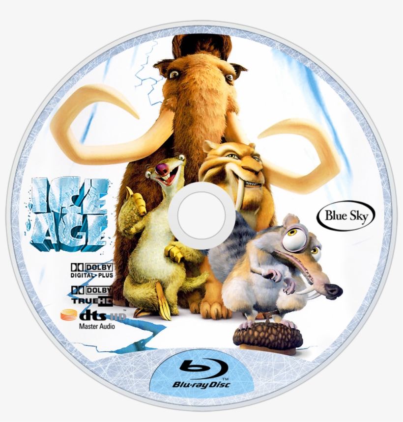 Ice Age Bluray Disc Image - Ice Age Blu Ray Disc Dvd, transparent png #7669802