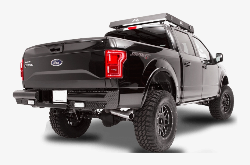 Fab Fours Ff09 T1750 1 Rear Bumper Ford F150 2009 2014 - Fab Fours Black Steel Elite Rear Bumper, transparent png #7670168